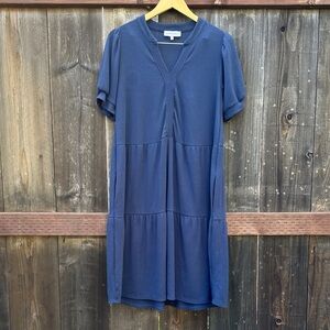 Merrick White Navy Dress